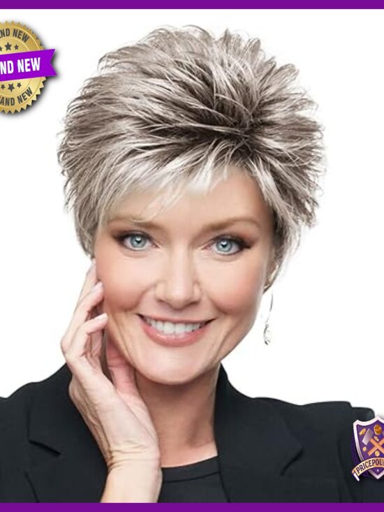 Chic Textured Crop Wig, Heat-Friendly Synthetic, Average Cap Size